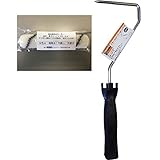 スモールローラー用ハンドルショート1本+高粘度防水ローラー　黒ラセンftスモール6”　10本セット