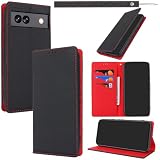 スマホケース カバー 手帳型 compatible with Google pixel8a レイシ紋様本革 グーグルピクセル8a ケース 手帳型 グーグルピクセル8a カバー 手帳型 グーグルピクセル8a スマホケース カードスロット、キックスタンド レザー (ブラック)