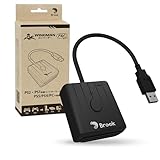 Brook FGC Retro 2026年版 – PS1 & PS2 コントローラー変換アダプター PS5/PS4/PC対応 – ターボ・リマップ・マクロ機能搭載 – X-Input・タッチパッドエミュレーション – ダンスマット・アーケードスティック・リズムゲーム対応