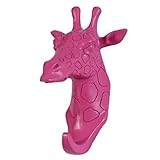 家庭用樹脂ホームインテリア壁フック動物デザインPothook Giraffeローズ
