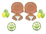 新しいベビーTwins 。2つ24 " CelebrateベビーシャワーBallonパーティーSupplyキット