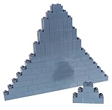 Strictly Briks Big Briksグレー基本Builderセット(パックof 84 )