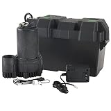 WAYNE ESP25 12 Volt Battery Back-Up Sump Pump System with Audible Alarm [並行輸入品]