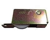 ヨコヅナ 横調整戸車 ベアリング入ジュラコン車 鉄枠(30mm・丸型)(1箱・10個) TEM-Y301