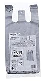 シルバー レジ袋 100枚入 350(220+130)×450mm 厚さ0.02mm 西日本 ...