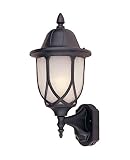 Designers Fountain 2868MD-BK Capella Motion Detector Cast Wall Lantern. [並行輸入品]