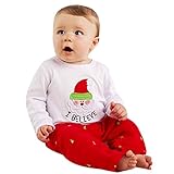 domybest ベビー服　肌着　長袖トップスとロングパンツ上下二点セッド　赤ちゃん　雪人　コットン　パジャマ　ルームウェア　普段着　春夏秋 (2) (90)