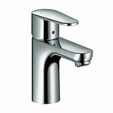 Hansgrohe 04532000 Talis E 100シングル穴蛇口低フローwithoutポップアップ、クロム