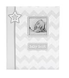 Lil' Peach Chevron Baby Memory Book, Gray by Unknown