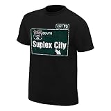 Official WWE AuthenticユニセックスBrock Lesnar " Suplex City "ユースTシャツ US サイズ: L カラー: ブラック