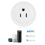KKmoon ミニスマートプラグ スマートコンセント Amazon Alexa/Home用音声コントロール IFTTT 無線リモコン ハブ不要 タイミング機能付き どこでも制御可 家電スイッチ