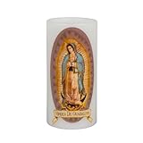 Gerson Religious Virgen De Guadalupe LED Candle, 3 by 6-Inch by Gerson