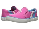 (ポロラルフローレン) Polo Ralph Lauren キッズローファー・スリップオン・靴 Prezli (Toddler) Pink Canvas/White Pony Player/Teal 