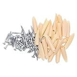 SODIAL 200個ポケットホールスクリュープラグキットKregジグ用木製だぼ建具ねじクランプ治具システム木工掘削ツール