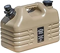 FIELDOOR ウォータータンク ジャグ ポリタンク 【容量10.5L/カーキ】 様々なシーンで大活躍 水量調節 蛇口コック 延長ノズル付き BBQ キャンプ ソロキャンプ 釣り レジャー 防災用品