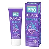 R.O.C.S. ロックスPRO キッズ(3～7才) アイスクリーム味【ミネラル配合】こども歯みがき 45g