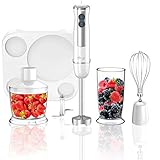 Ellenge ハンドブレンダー 1台5役 離乳食 ブレンダー 氷・肉・果物・野菜 泡立て器 800Ｗ 電動 ミキサー つぶす・混ぜる・きざ