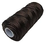 クラフト社 革工具 ナイロンボンド糸 50m巻 茶 8616-03