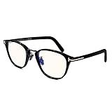(トムフォード) TOM FORD ブルーライトカット メガネ FT5919-D-B/V 001 50 ブラック/ゴールド [並行輸入品]