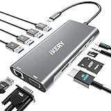 USB-C ハブ ドッキング ステーション 有線lanアダプター type-c