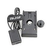 ZBLZGP NP-F970 バッテリープレートホルダーアダプター+FW50 ダミーバッテリーカプラー Sony A7R A7S (ストレートケーブル)