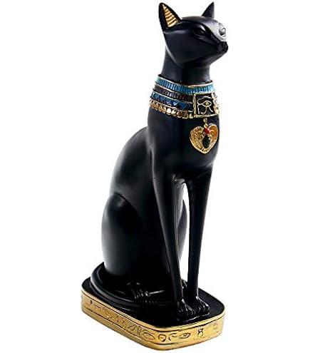 Amazon.co.jp: エジプトの猫の像、猫の像の装飾、エジプト猫の飾り 