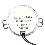 同期モータ 電気モーターギヤードモータ 220-240V AC 4W CW / CCW(5-6RPM)