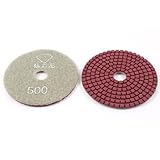 uxcell ダイヤモンド研磨パッド 樹脂 ブルゴーニュ グレー ハードウェアアクセサリ 2個入り