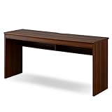 ワイエムワールド　デスク スリムデスク 奥行45cm 幅150cm 【色: ウォールナット】 ハイタイプ　00-043