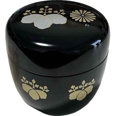 茶道具　在銘　棗　大棗　茶入　茶壺　蓋　高級材質　箱 月秋草蒔絵乾漆大棗 奥津一心斉作 茶道具 棗 秋茶道具 大棗 蒔絵