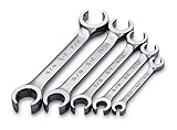 SK 386 SuperKrome 1/4-to-7/8-Inch 15-Degree 6-Point Offset Flare Nut Wrench Set 5-Piece [並行輸入品]