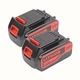 4.0 AHバッテリーfor Black & Decker lbxr20 – Vanon 20 VリチウムイオンMax交換バッテリーfor Black & Decker lbxr20-ope lb20