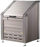 ゴミ ステーション 小 GS-090WT アルミ製 約460L 45Lx10個分 店舗 事業所 マンション ごみ置き場 収集庫 HONKO 代不 個人宅配送不可