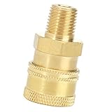 Flameer アダプタ　洗浄機用アクセサリ　クイックコネクタ　真ちゅう製　プレッシャー　　12mmメス〜1/4メス　高品質