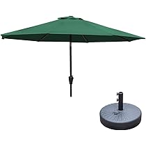 本日特別お値下げ！ガーデンパラソル 270cm UVカット Amazon | パラソル ガーデンパラソル ベースセット ガーデン 日