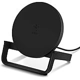 Belkin BoostCharge WIB001btBK 10W Wireless Charging Stand, Black