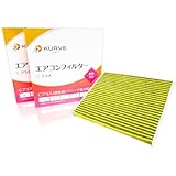 【2個セット】 KURVE エアコンフィルター Cプラス 脱臭 花粉 日産用 ノート マーチ ラティオ クルエ C032/2 AY684-NS018 AY685-NS018 脱臭活性炭 PM2.5除去