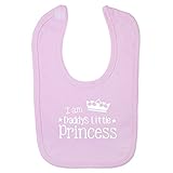 (フロソ) FLOSO 赤ちゃん・ベビー用 I Am Daddys Little Princess(私はパパの小さなプリンセス)プリント ベルクロビブ スタイ (ワンサイズ) (ベビーピンク)