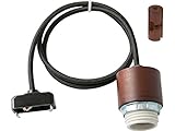 ジェネラル 1灯用ソケット 木製 1mコード GENERAL SOCKET 1m E26_WOOD 002961 ブラウン（BR）