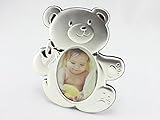 Skyway Baby Teddy Bear Photo Picture Frame Keepsake - Silver by Skyway Products