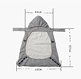 Edealing ( TM ) 1pcs暖かいベビーキャリアマント付カバー防風ベビーバックパックキャリアCloak Blanket