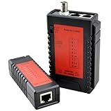 NOYAFA NY-468B ネットワークケーブルテスター RJ45 RJ11 BNCケーブルテスター 電話配線やLANケーブル測定 ツイストペアケーブル測定 マルチケーブルテスター
