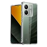 For Xiaomi POCO M7 Pro 5G ケース シャオミ POCO M7 Pro 5G ソフトケース 【larfbulroc】クリスタル クリア 透明 TPU素材 保護カバー