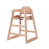 [オーエスジェー] OSJ ベビーチェアー　ベービーチェアー　ハイチェア　キッズチェア　木製　テーブル＆ガードベルト付き　ナチュラル　 (ナチュラル(Aタイプ))