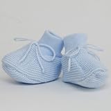 (セラナ) Selana オーガニックコットン100%サマーニットブーティーアクアブルー サイズ02 (足のサイズ約10~11cm目安6~12ヶ月)