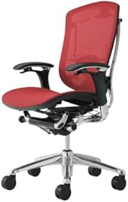 オカムラ オフィスチェア コンテッサ 可動肘 スタンダードタイプ 座:メッシュ レッド CM31AB-FBH9