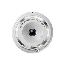 OLYMPUS ミラーレス一眼 9mm f8 フィッシュアイ ボディキャップレンズ ホワイト BCL-0980 WHT