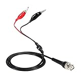 Vuage(TM) デュアルワニ口クリップテストに2個テストリードBNCプローブ同軸ケーブルP1011オシロスコープ測定アクセサリーをリード