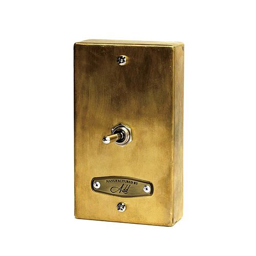 Add by Goody Grams RUSTY SWITCH BOX グッディグラムス ラスティー スイッチボックス[ 1口 / ゴールド ]