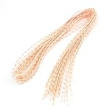 uxcell PVC 10本入り 電気ワイヤ 耐熱絶縁ガラスチューブ 長1M　直径1mm